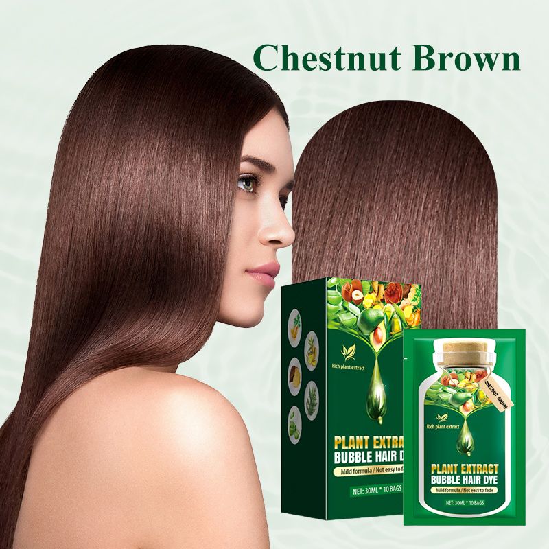 🎉Autumn Hot Sale🎉Plant Extract Hair Care Bubble Dye Cream