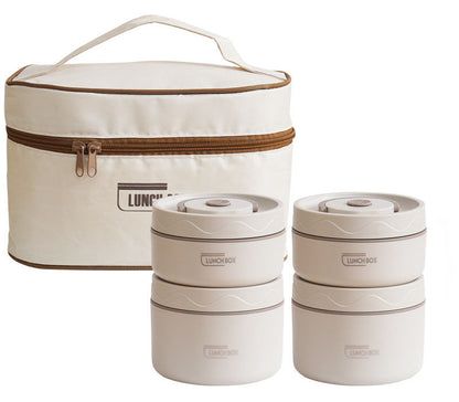 Microwaveable Stainless Steel Insulated Lunch Box Set
