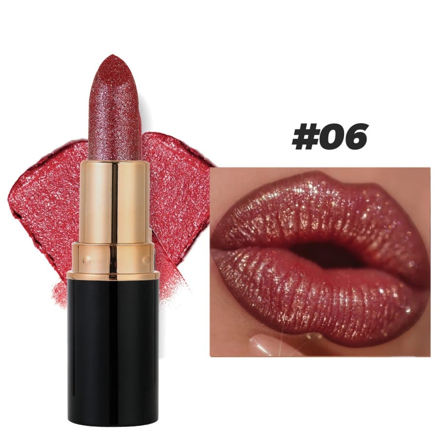 🔥Lip Gloss Diamond Waterproof Glitter Lipstick🔥