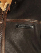 📢📢60 % OFF !!🎅SHEEPSKIN BOMBER JACKET