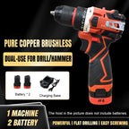 🔥New Year Special 50% OFF🔥Copper Brushless Small Steel Cannon Metal Ratchet Hand Drill