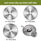 40 teeth, 60 teeth, 80 teeth Lawn Mower Alloy Saw Blade (Inner Hole Diameter 254mm)