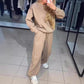 🍂Fall Specials🍂Women’s Round-neck Casual Sports Sweatshirt and Jogger Pants (2-piece Set)
