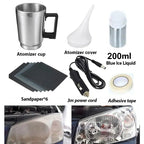Car Headlight Restoration Repair Coating Kit