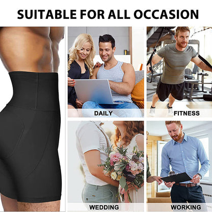 Men's High-Waisted Butt Lifter Shapewear