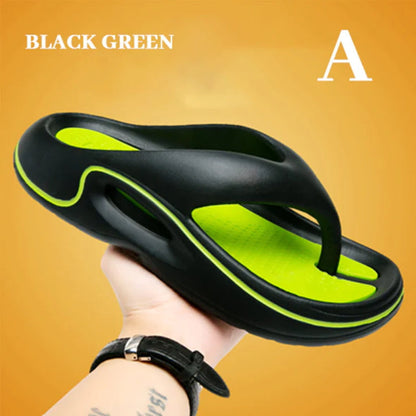 Comfortable Summer Flip Flops with Thick Soles