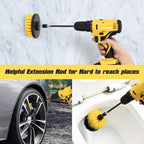 Electric Disc Soft and Hard Bristle Cleaning Brush
