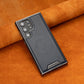 Leather Exterior and Suede Interior Luxury Case Cover for Samsung S Series