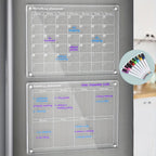 Magnetic Schedule Planner For Fridge (Permanently Reusable)