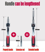 Removable Movable Head Ratchet Durable Power Saving Repair Tool Set