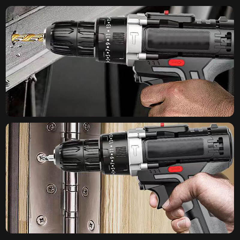 Electric Household Lithium Impact Drill Kit