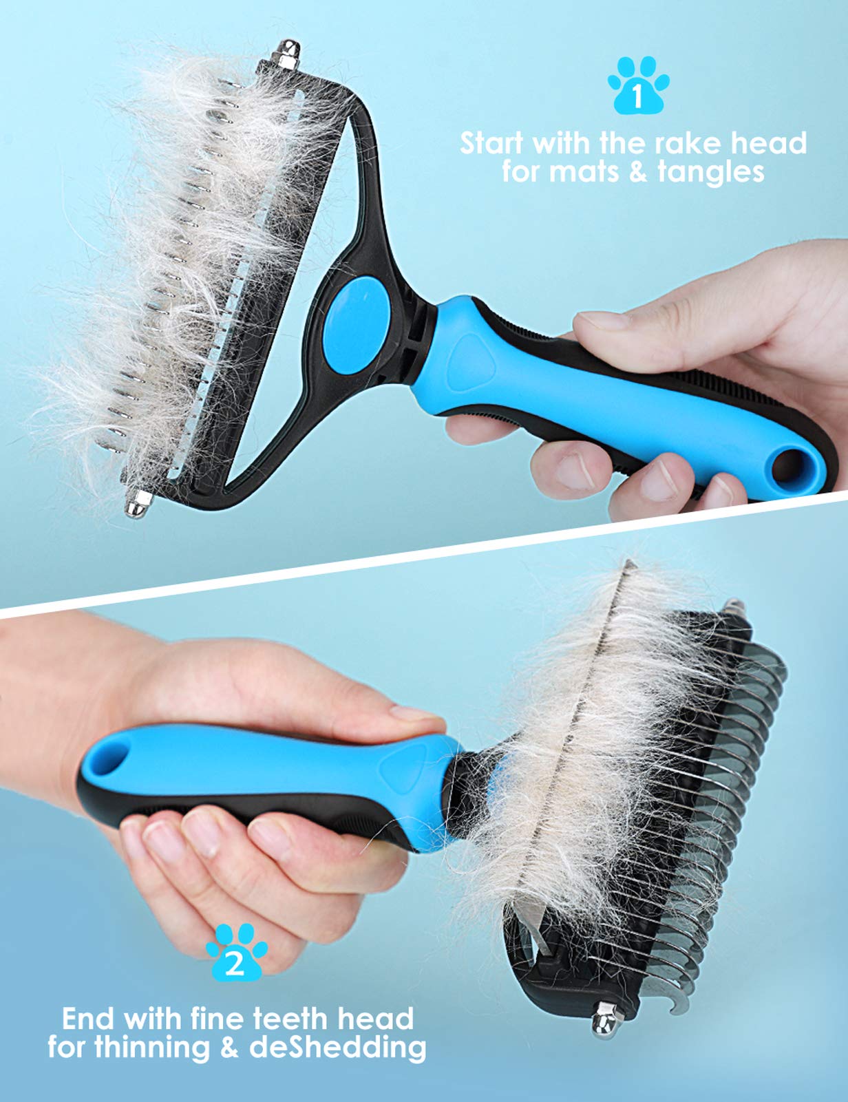 Professional Deshedding Tool For Dogs And Cats