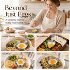 🥚🍳304 Stainless Steel Egg Ring Mold – Fun Breakfast Shapes, Leak-Resistant Flat Base & Easy-Release Design