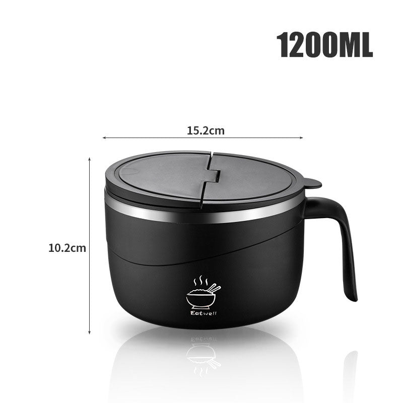 🔥50% OFF🔥304 Stainless Steel Insulated Ramen Bowl