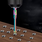 S6 Color Titanium Impact Screwdriver Bit | Ultra-Hard Magnetic | Anti-Slip Cross Head