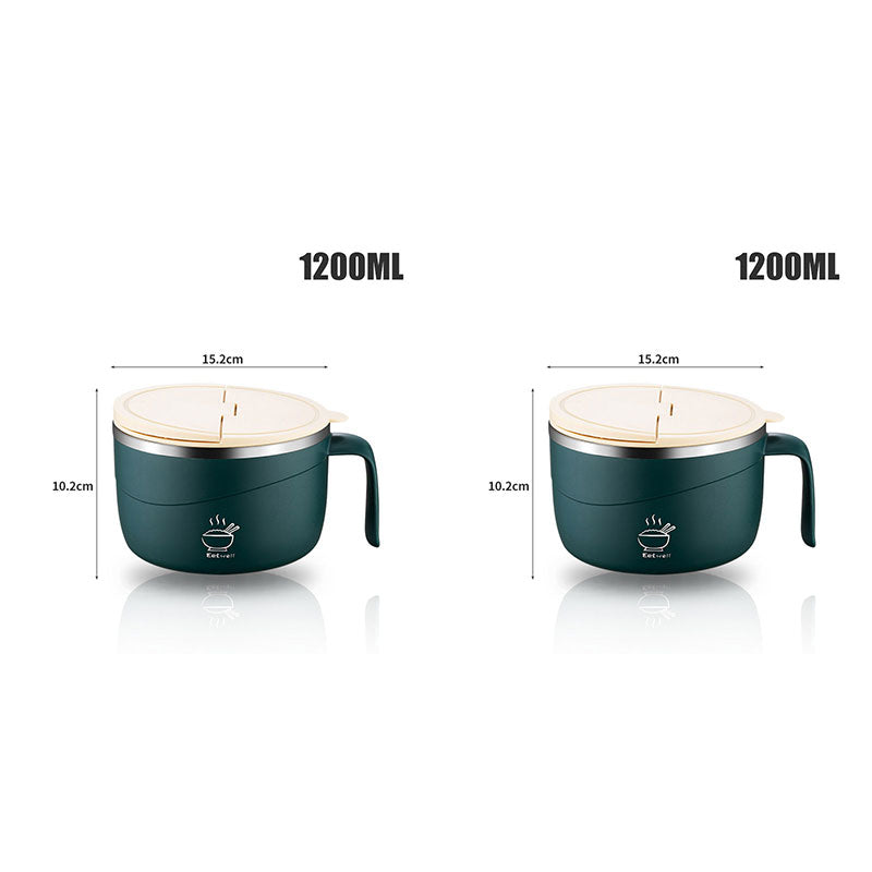 🔥50% OFF🔥304 Stainless Steel Insulated Ramen Bowl