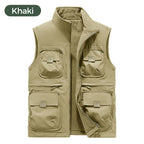 Reversible Multi-Pocket Padded Vest for Men & Women