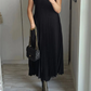 🎉Hot Sale 50% OFF🎉Sleeveless Pleated Simple Solid Color Dress