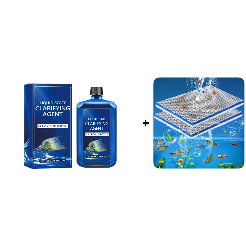 💥Fast-Acting Aquarium Water Clarifier