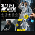 ⏳Time-Limited Special⏰Mini Ball Shape Disposable Raincoat – Ultra‑compact ball packaging fits in any bag, purse or glove box. Waterproof & easy to use – always ready for sudden showers! 🌧️✨