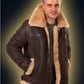 📢📢60 % OFF !!🎅SHEEPSKIN BOMBER JACKET