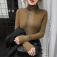 Double Sided Faux Velvet Thermal Top For Women