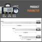Electronic Digital Display High-precision Measuring Angle Ruler