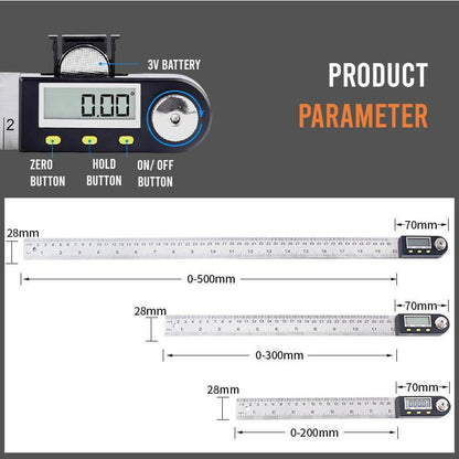 Electronic Digital Display High-precision Measuring Angle Ruler