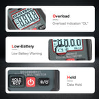 🔧⚡️ Smart Anti-Burn Multimeter! 4000-Count Auto-Ranging, Palm-Sized Zero-Fail Measurement Tool ✨