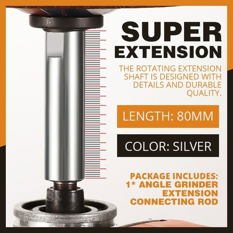 Multifunctional Angle Grinder Extension Conversion Rod（BUY 1 GET 1 FREE）
