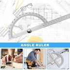 Multi-function 2-in-1 Ruler Protractor
