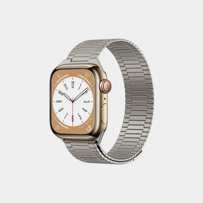 Bamboo Loopback Stainless Steel Band For Apple Watch