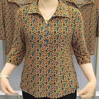 🔥Women's Casual Printed Lapel Shirt🔥High Quality👌Perfect Fit For Any Figure👌