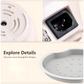 1.2L Multifunctional Electric Pot Mini Ramen Cooker