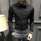 🔥Men's Wrinkle-Free Button-Down Shirt