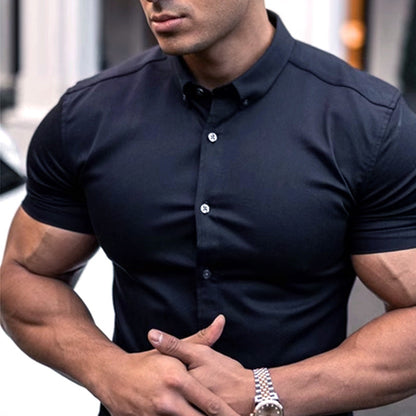 ✨ 50% OFF✨Men's Short Sleeve 4-Way Stretch Shirt