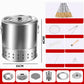 Stainless Steel Smokeless BBQ Grill Bucket
