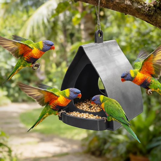 Hanging Bird Feeder for Garden with Roof🐦