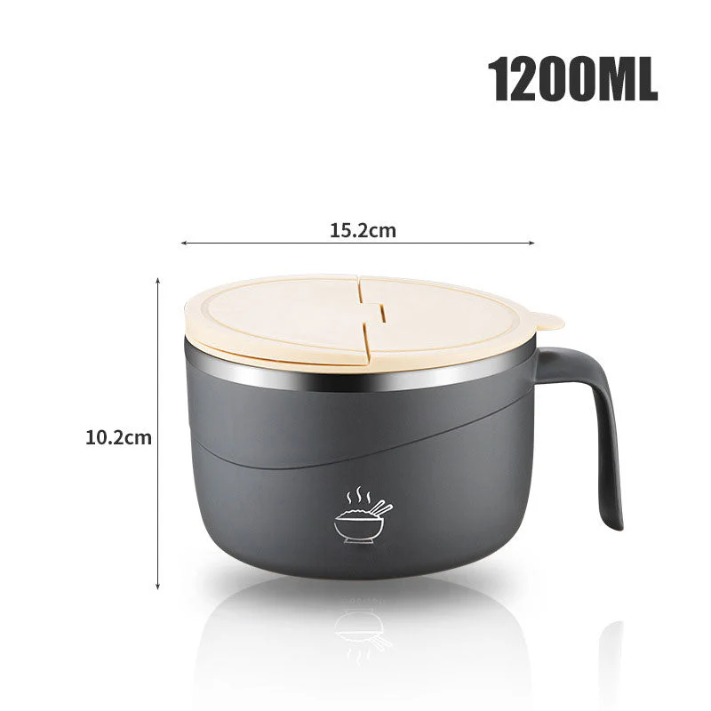 🔥50% OFF🔥304 Stainless Steel Insulated Ramen Bowl