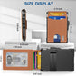 🔥Pop Up Aluminum Case Money Clip Slim Leather Slots Credit Card Holder RFID Blocking Bifold Minimalist Wallet