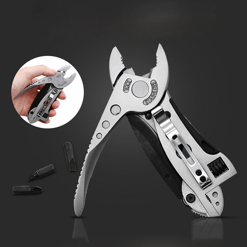 Outdoor Tool Combination Adjustable Wrench Pliers