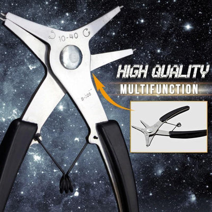 2-in-1 Internal and External Circlip Pliers