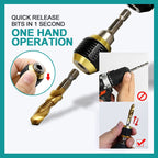 Self-locking Pop-up Hexagonal Handle Extended Conversion Bit