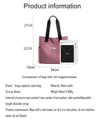 🔥Hot Sale🔥 2024 Large Capacity Waterproof Multi Pocket Nylon Shoulder Bag