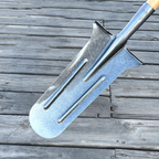 All Steel Extended Thickened Narrow Mouth Pointed Shovel