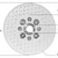 M14 Flange Electroplated Diamond Double-sided Star Material Cutting Disc