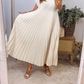 🎉Hot Sale 50% OFF🎉Sleeveless Pleated Simple Solid Color Dress