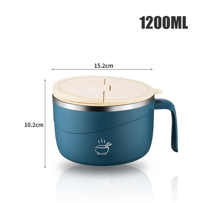 🔥50% OFF🔥304 Stainless Steel Insulated Ramen Bowl