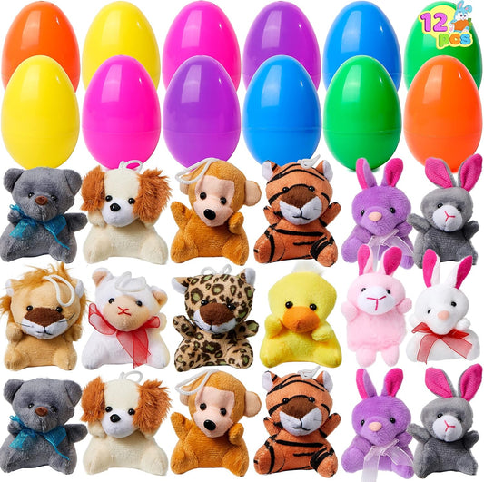 🎁Easter Hot Sale 50% OFF🎁Prefilled Easter Eggs, Filled with Plush Animal Toys