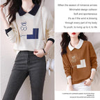 Women’s Sweatshirt with Cute Bear Print（50% OFF）